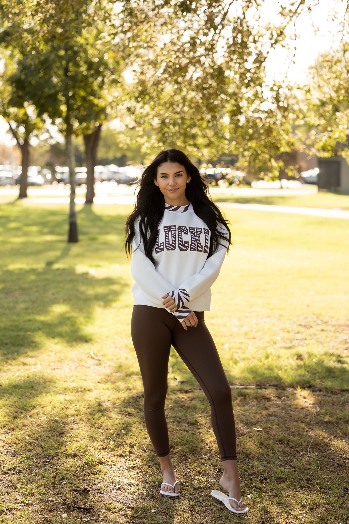 Zebra Lettering Mockneck (PREORDER)