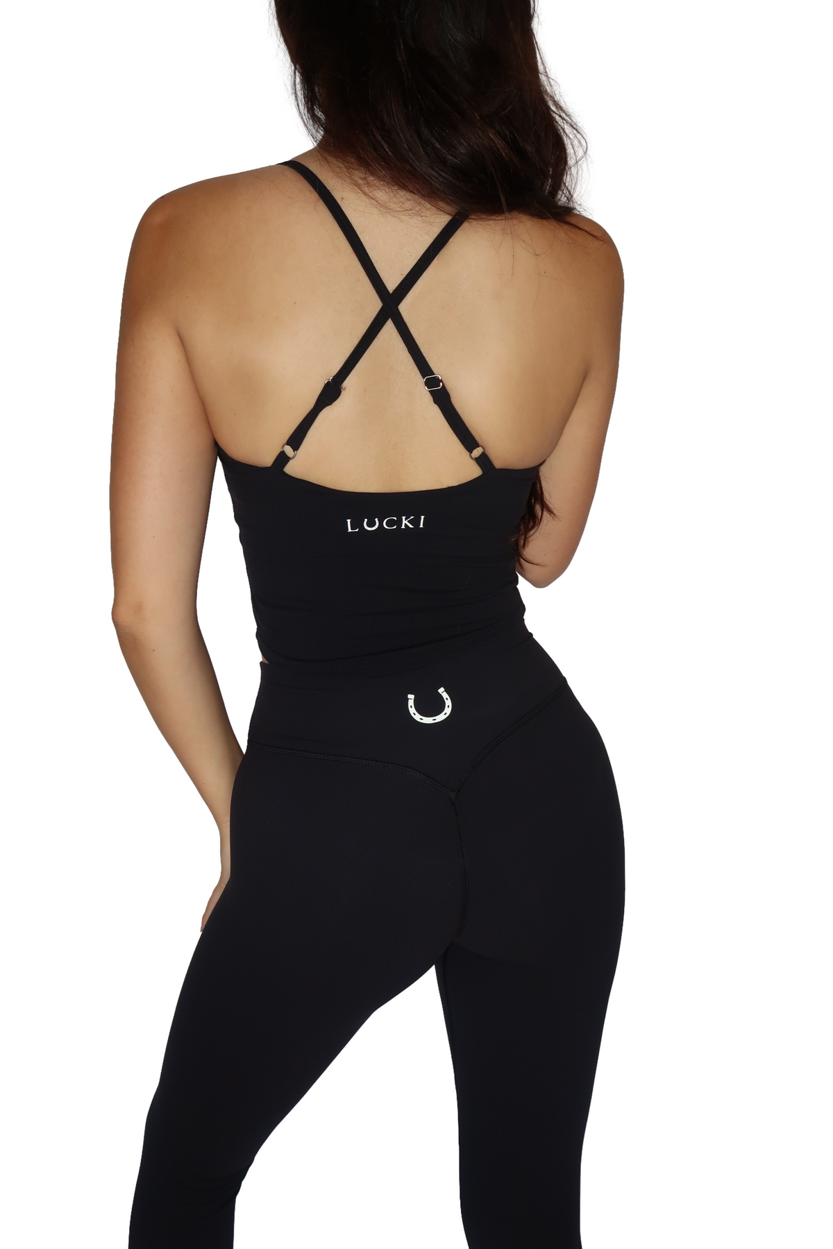 Black Cross Back Tank
