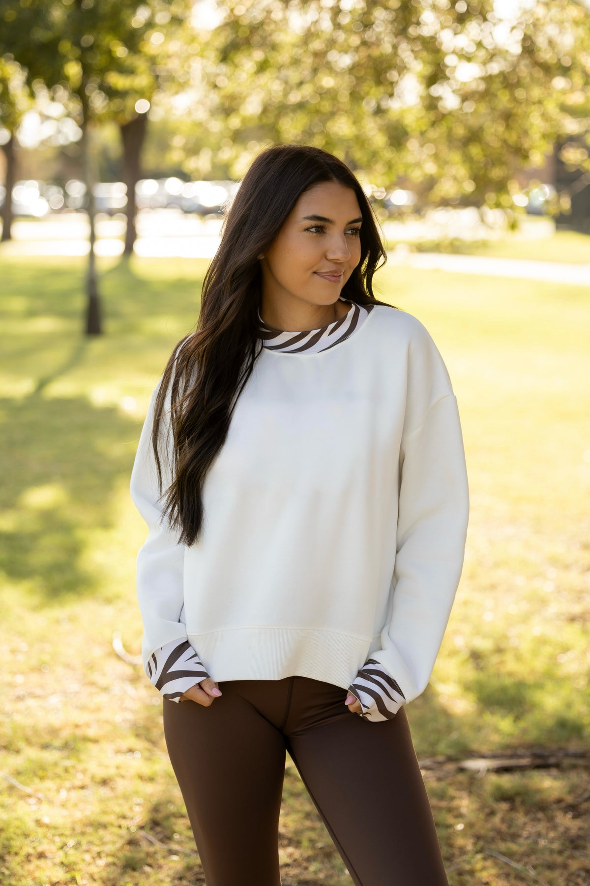 Zebra Mockneck
