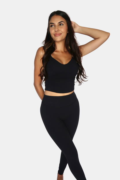 Black Cross Back Tank