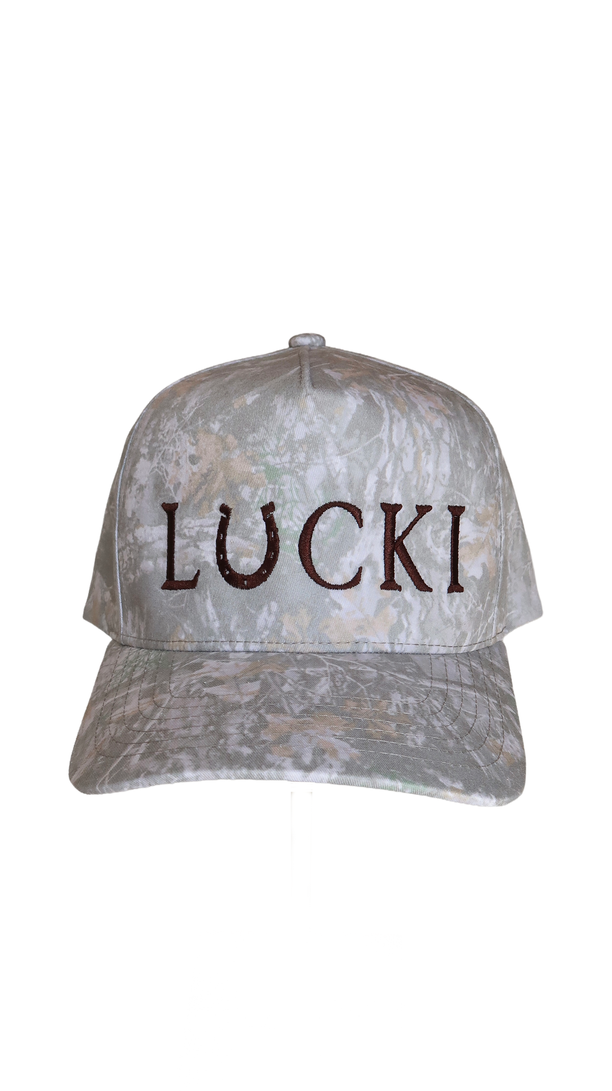 Camo Lucki Hat-Brown